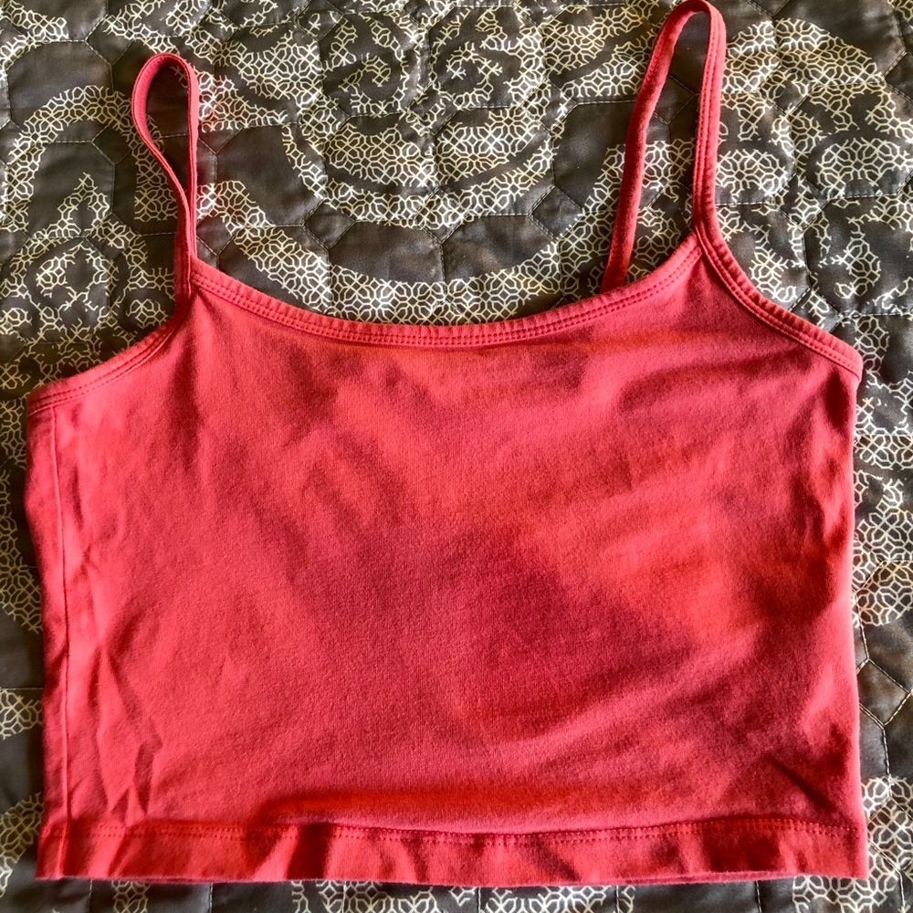Pink Cropped Cami